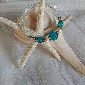 Handmade Memory Wire Bracelet